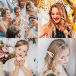 Four-Piece Silver Rhinestone Headband Set