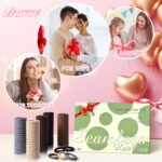 100-Pack Brown Toned Seamless Hair Ties