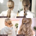 100-Pack Brown Toned Seamless Hair Ties