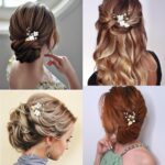 Six-Piece Gold-Tone Floral Hair Pins