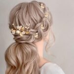 Seven-Piece Gold Leaf & Pearl Hair Pins