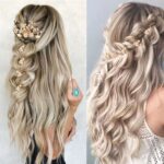 Seven-Piece Gold Leaf & Pearl Hair Pins