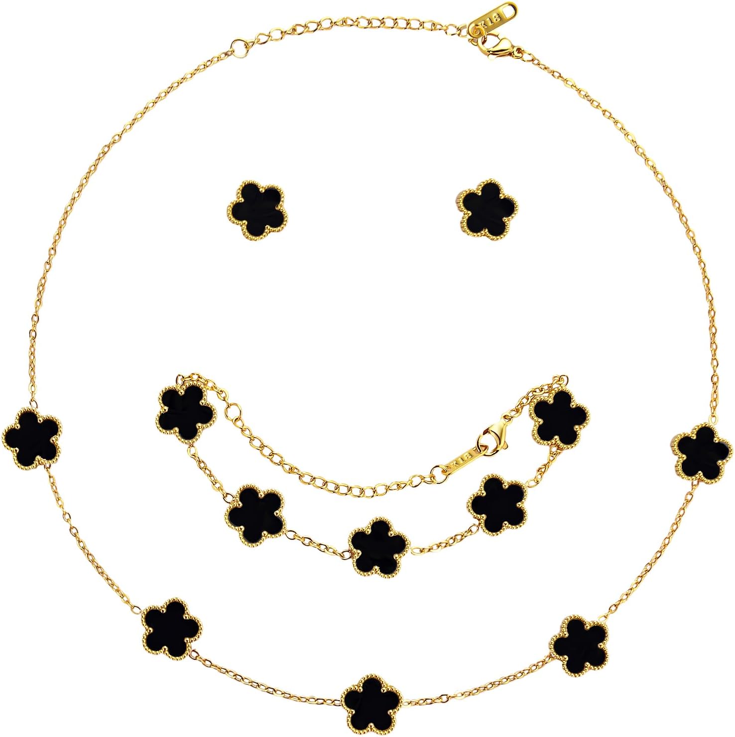Clover Design Jewellery Set