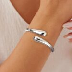 Twist Design Cuff Bangle Bracelet