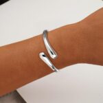 Twist Design Cuff Bangle Bracelet