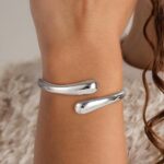 Twist Design Cuff Bangle Bracelet
