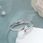 Twist Design Cuff Bangle Bracelet