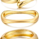 Three-Piece Gold Plated Bangle Set