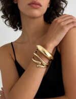 Three-Piece Gold Plated Bangle Set