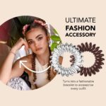 Eight-Pack Spiral Hair Ties