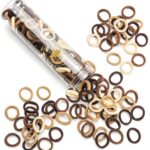 100-Count Brown Cotton Hair Ties