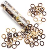 100-Count Brown Cotton Hair Ties