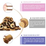 100-Count Brown Cotton Hair Ties