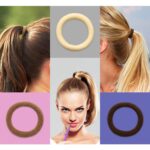 100-Count Brown Cotton Hair Ties