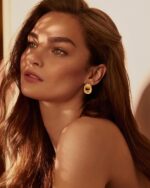 Knot Heart Link Drop Earrings