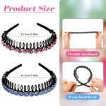Eight-Pack Rhinestone Headbands with Teeth