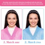 Eight-Pack Rhinestone Headbands with Teeth