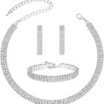 Three-Piece Crystal Jewellery Set