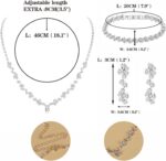 Silver Plated Rhinestone Jewellery Set