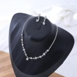 Silver Plated Rhinestone Jewellery Set