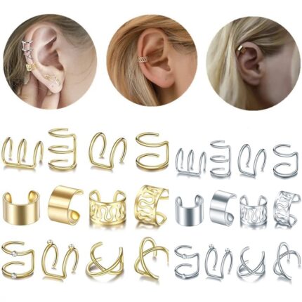 24-Piece Assorted Hair Braid Cuffs