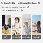 120-Pack Gentle Baby Hair Ties