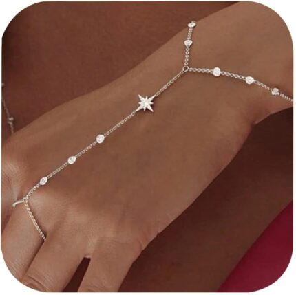 Star Crystal Dainty Hand Chain