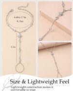 Star Crystal Dainty Hand Chain